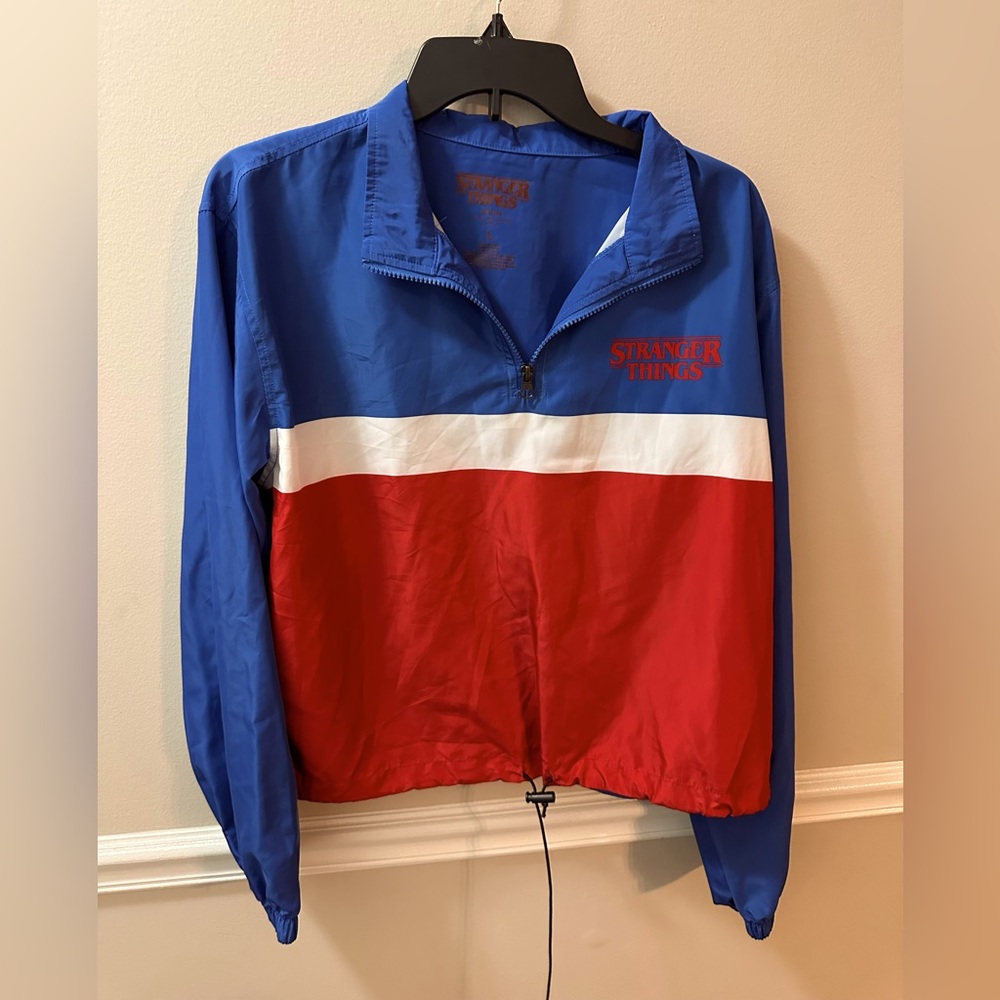 Authentic Stranger Things Windbreaker Quarter Zip - image 1